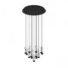 Pianopoli 2 oprawa sufitowa led chro/czarny